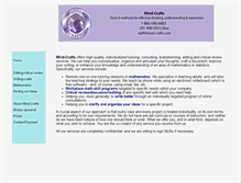 Tablet Screenshot of mind-crafts.com